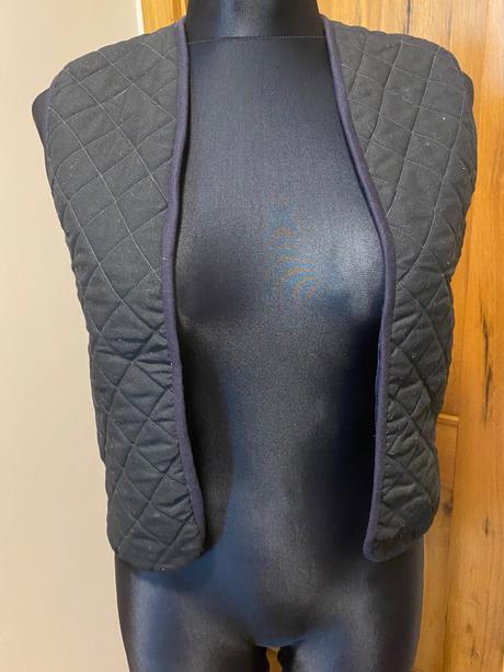 Retro čierna vestička, m