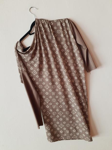 Asymetrický strih dámska tunika,