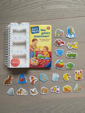 Kniha s magnetkami ravensburger,