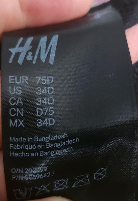 Vrchny diel plaviek h&m v 75d, h&m,m
