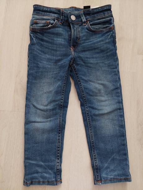 Zateplené rifle č.98, denim,98