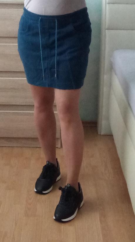 Sukňa z jemného kordu, new yorker,m