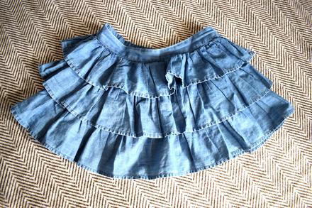 Riasená suknička s volánmi, marks & spencer,122