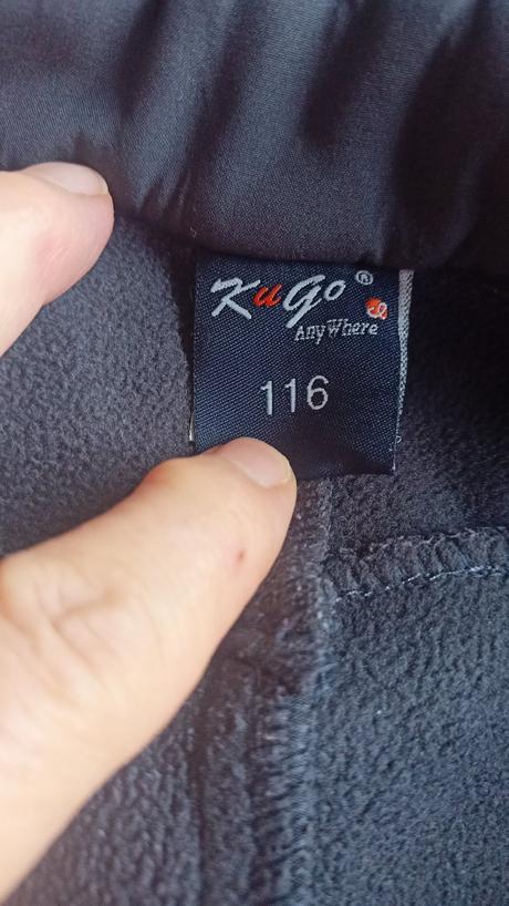 Chlapcenske zateplene softshellove nohavice, kugo,116