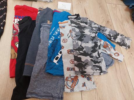 Balik 4-5r 110-116 teplaky,mikiny,tričká dr, 104–116