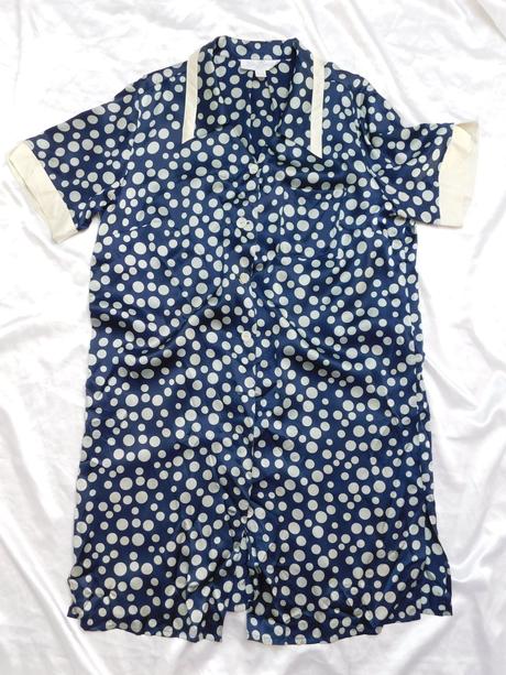 Luxusne hodvabne bodkovane šaty, 46