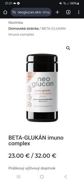 Máte skúsenosť s Neoglucanom na imunitu?