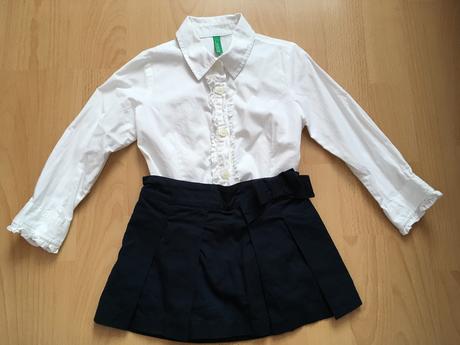 Tmavomodra sukna - benetton, benetton,86