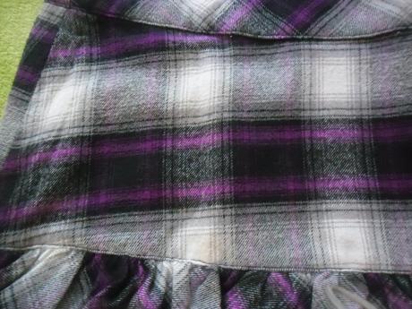 Karovaná suknička, fishbone,l