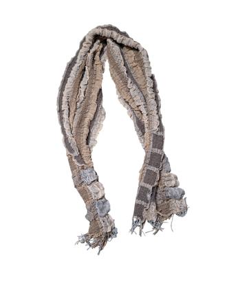 Dámsky šál s volánmi,