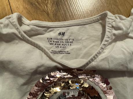 Tričko s dúhou hm, h&m,110