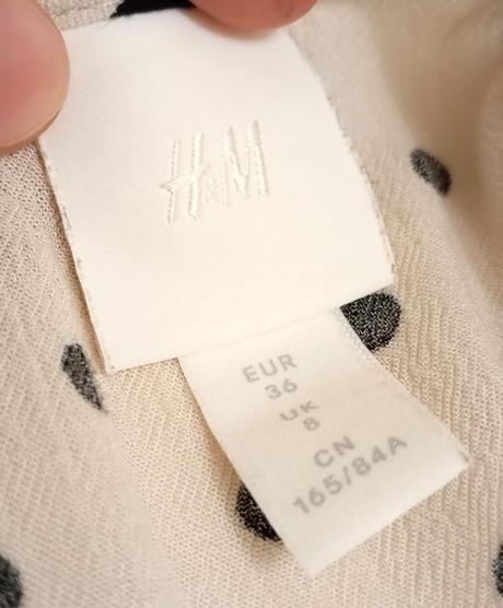 Dlhé bodkované šaty, h&m,36