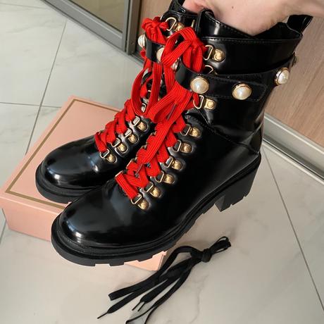 Čižmy s perličkami, 40