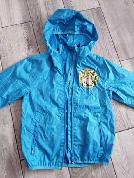 Tenšia bunda do dažďa - požiarnik sam - 110/116, 110