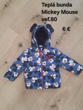 Teplá bunda mickey mouse veľ.80, disney,80