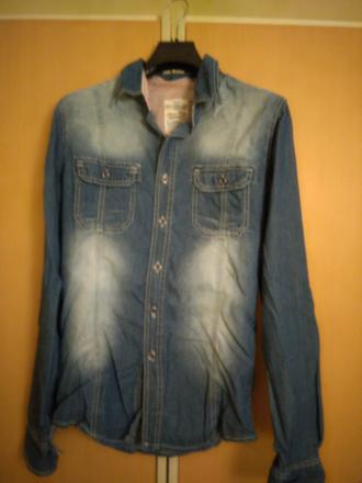 Košeľa pánska denim, m