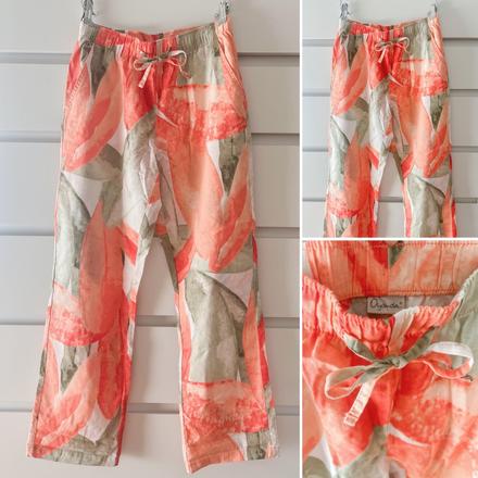 Ľanové nohavice veľkosť 38, m