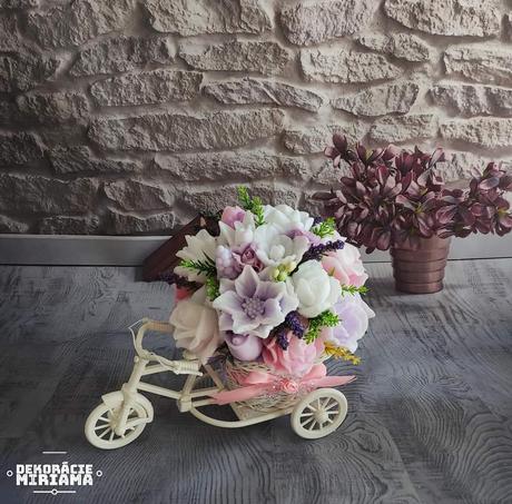 Voňavé mydlové kytice,