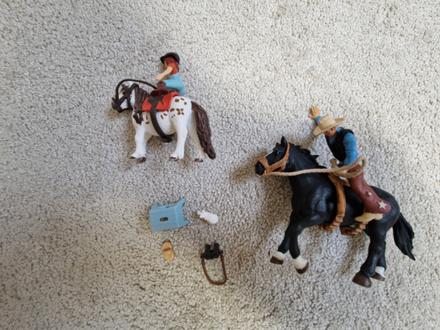 Schleich kovboji,