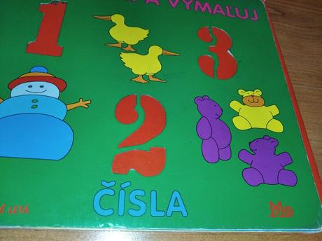 Kniha obkreslovačiek - čísla,