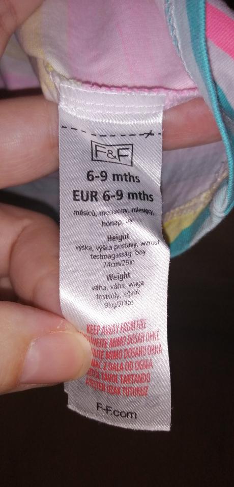 Krásne letné šaty, f&f,74