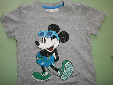 Disney tričko č.80 9/12 mesiacov, h&m,80
