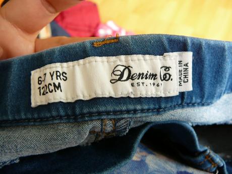 Dievcenske elasticke jeginsy, denim co,122
