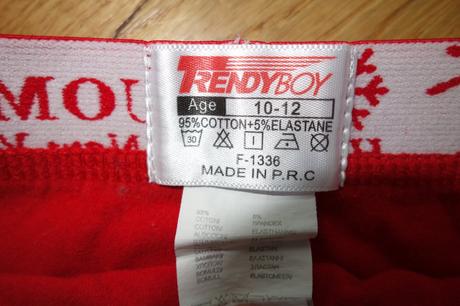 Vianočné boxerky 10-12 r, 140