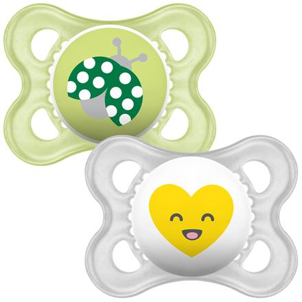 Mam silikónový cumlík original ortodontický 2ks,0m, mam