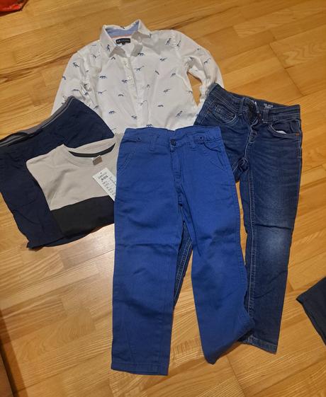 Mix oblečenia košeľa rifle tričko nohavice 110, 104–116