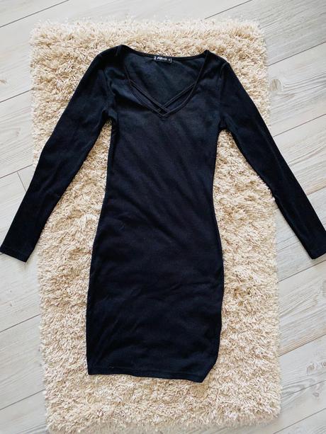 Rebrované šaty, amisu,s