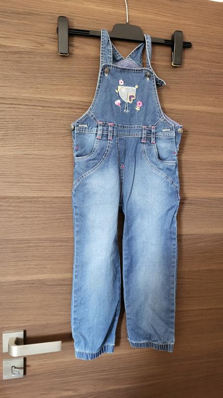 Riflové nohavice pre dievčatá na traky, brendon,110