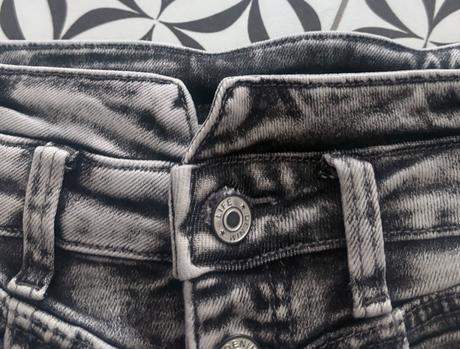 Slim rifle s vysokým pasom, s