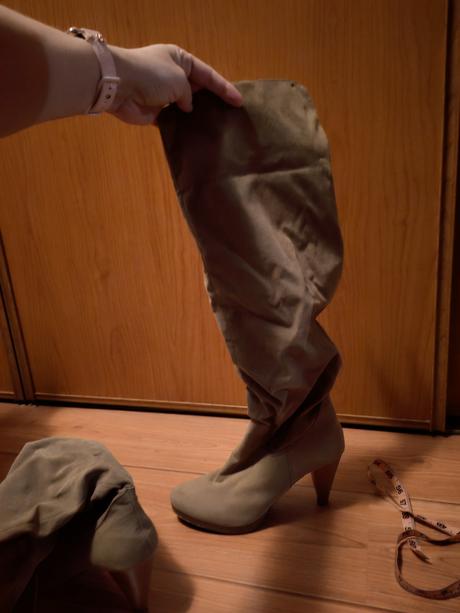 Semišové prechodné čižmy, 41