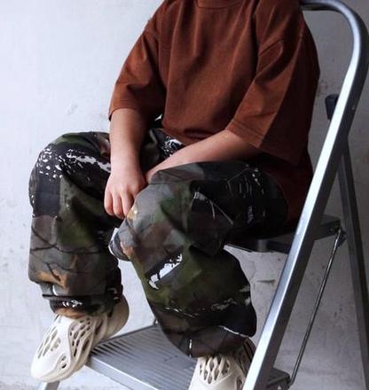 Boxy oversized tricko nouu tehlovo hnede, 122