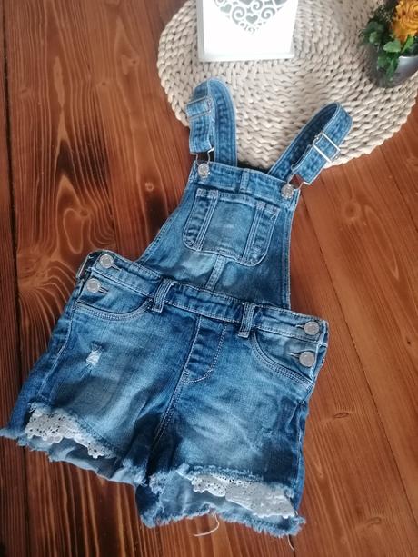 Riflové kraťasy h&m 116 na traky, h&m,116