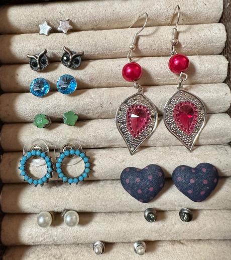 Náušnice 10 párov, 