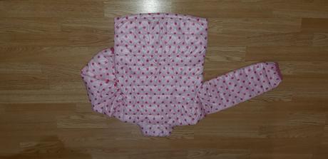 Prechodná bodkovaná bunda, h&m,128