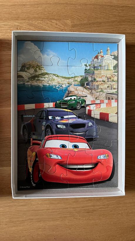 Puzzle autá - cars - mcqueen - 24dielikov, 