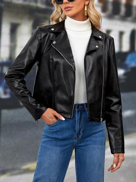 Koženková bunda, l / m / s / xl