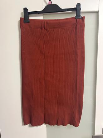 Škoricová slim sukň, m