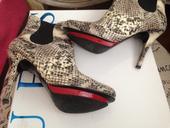 Kotníkové topánky guess, hadí vzor, veľ. 37, guess,37