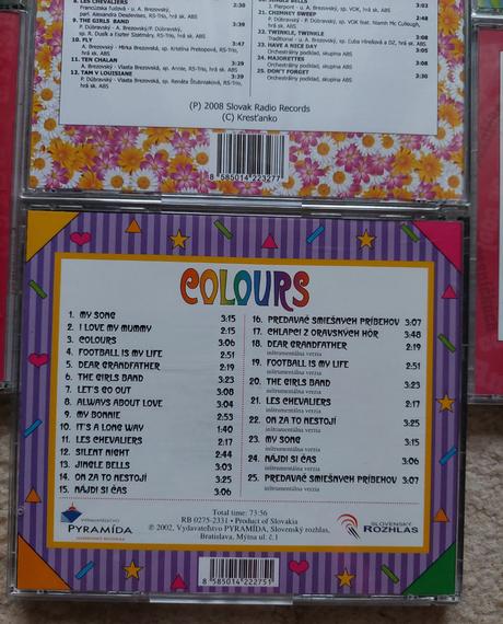 Cd anglictina v pesnickach, 