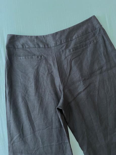 Ľanové nohavice vel.m-l, marks & spencer,40 / l / m