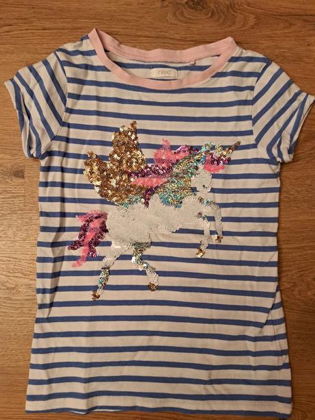 Tričko s jednorožcom, marks & spencer,110