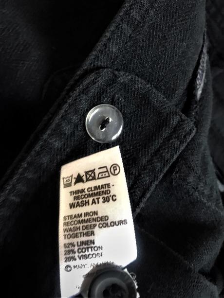 Ľanová nohavicová sukňa/bermudy, marks & spencer,42