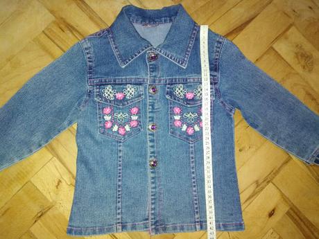 Riflová košeľa či bunda  3-4r, 104