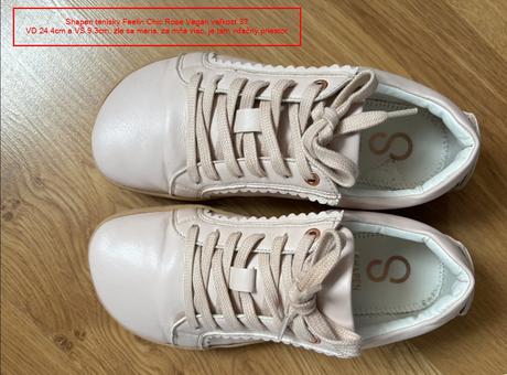 Shapen tenisky feelin chic rose vegan veľkosť 37, 37