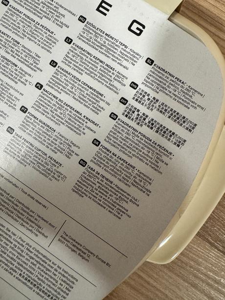 Smeg - krémový štvorcový pekáč, 