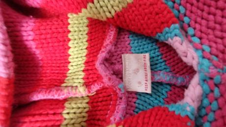 Dievčenské pončo na 12-18 mesiacov, 80